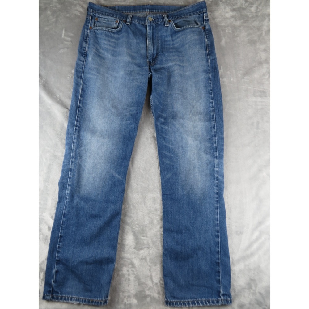 Levi Strauss‎ 514 Jeans Mens W36 L34 Straight Leg Blue Denim Pants